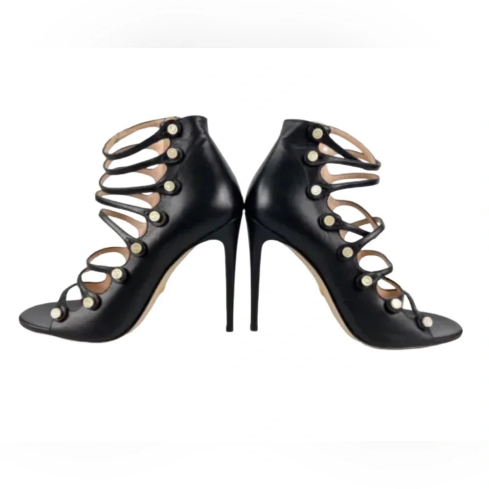 GUCCI ANETA CAGED BOOTIES w GG BUTTONS - Picture 16 of 16